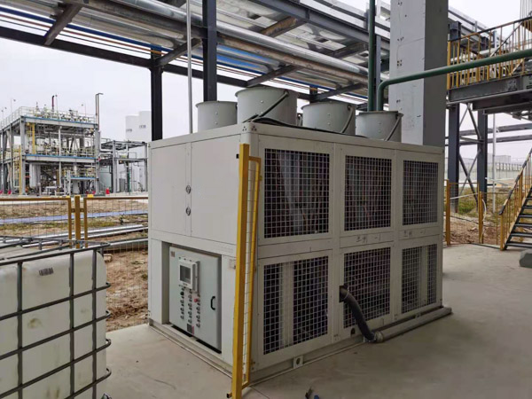 KAS-075 chiller unit on site