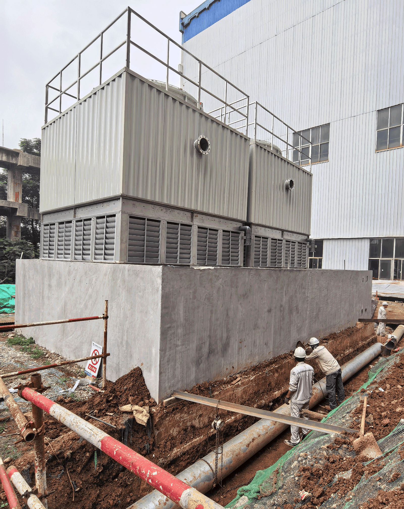 Modular Cooling Tower Installation