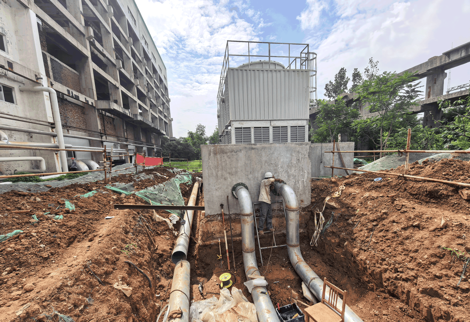 Modular Cooling Tower Installation