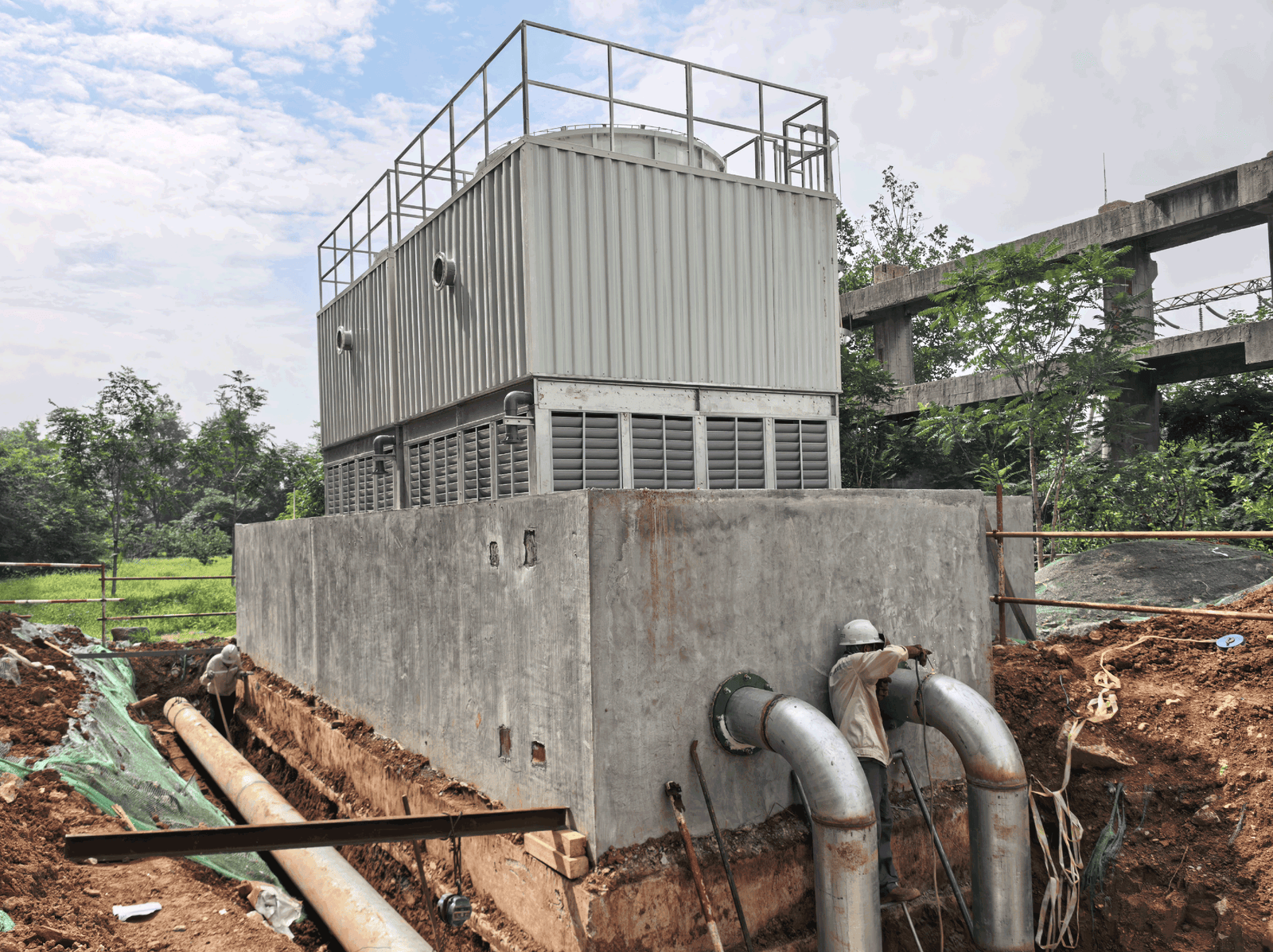 Modular Cooling Tower Installation